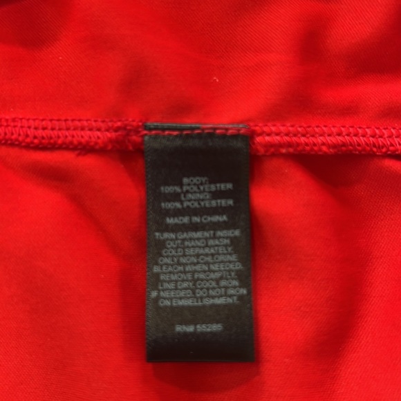 EUC EXPRESS VICTORY RED SEQUIN CROPPED TANK TOP M - Picture 5 of 5